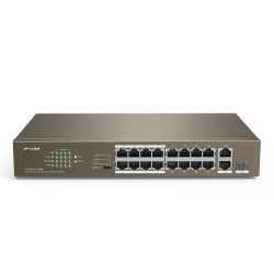 Ip-Com F1118P-16-150W 16Fe Poe Port (150W), 1Ge Uplink, 1Xcombo Sfp Switc