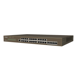 Tenda Teg3328F 24Ge Port, 4Xsfp L2 Y&Ouml;Netilebilir Switch 