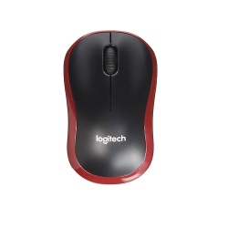 Logitech M185 Kırmızı-Gri Kablosuz Mouse (910-002237)