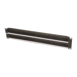 Hcs 48 Port Rj-45 Utp Cat6 Patch Panel 19&Rsquo;&Rsquo;&Nbsp;, 110 Idc, 2U, T568 A/B, Dolu