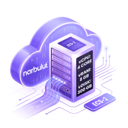 Narbulut Bulut Sunucu Hizmeti - Ecs2 4Core 8Gb Ram 300Gb Ssd 1 Aylık