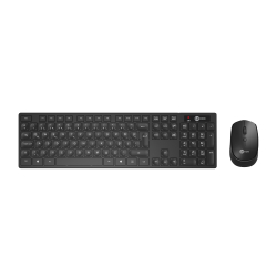 Lenovo Lecoo Km2001 Si̇yah Kablosuz T&Uuml;Rk&Ccedil;E Q Klavye &Amp; Mouse Set 