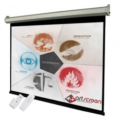 Av-Screen Motorlu 400X300 Perde + Kumanda