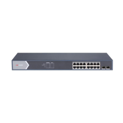 Hikvision Ds-3E1518P-Si 16Ge Poe Port (225W) ,2Ge/Sfp Poe Swi̇tch