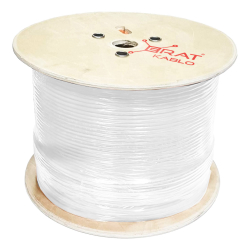Erat Cat6 U/Utp Lsoh Beyaz 23 Awg 500M Makara 4X2X23#