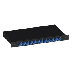Eratslide 1U 19 24 Port Lc Duplex Rack Tipi Patch Panel, Boş