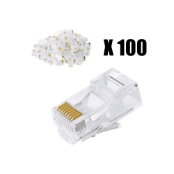 Moli̇x Rj45 Cat6 Utp Rj-45 100 L&Uuml; Pkt Konnekt&Ouml;R