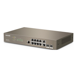 Tenda Teg5312F 8Ge Port, 2Ge Uplink, 2Xsfp L3 Y&Ouml;Netilebilir Switch