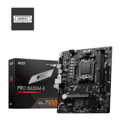 Msi Mb Pro B650M-E Am5 Ddr5 6800Mhz(Oc) Hdmi Vga M.2 Usb3.2 2.5G Lan Matx