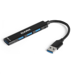 Dark Connect Master X4 Usb-A To 3 Port Usb2.0, 1 Port Usb3.0 Hub