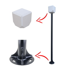 Kamerakutusu Trk-1-100+154 T1 Metre Metal Kamera Direği ( Trk-154 Dahil 