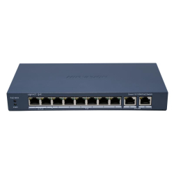Hikvision Ds-3E1310Hp-Ei(B) 8Fe Poe Port (110W) 2 X Gigabit Uplink Switch