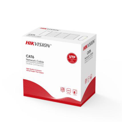 Hikvision 1Ln6Uzc0  U/Utp 305 Metre Pvc 24 Awg %100 Bakir Gri Renk Cat6 Kablo 